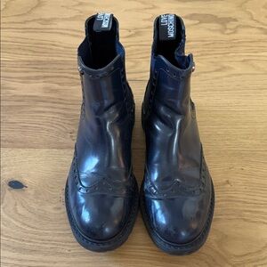 Love Moschino Black Ankle Boots